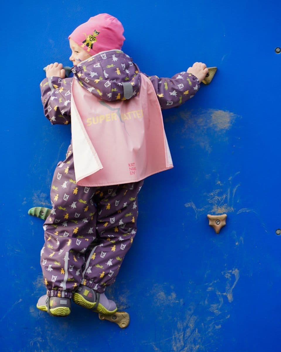 Kattnakken Superkappe Superrosa (3-4 år)