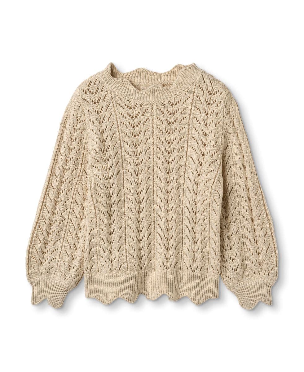 Fliink Nova Pullover Knit Sandshell (92 / 2 år)