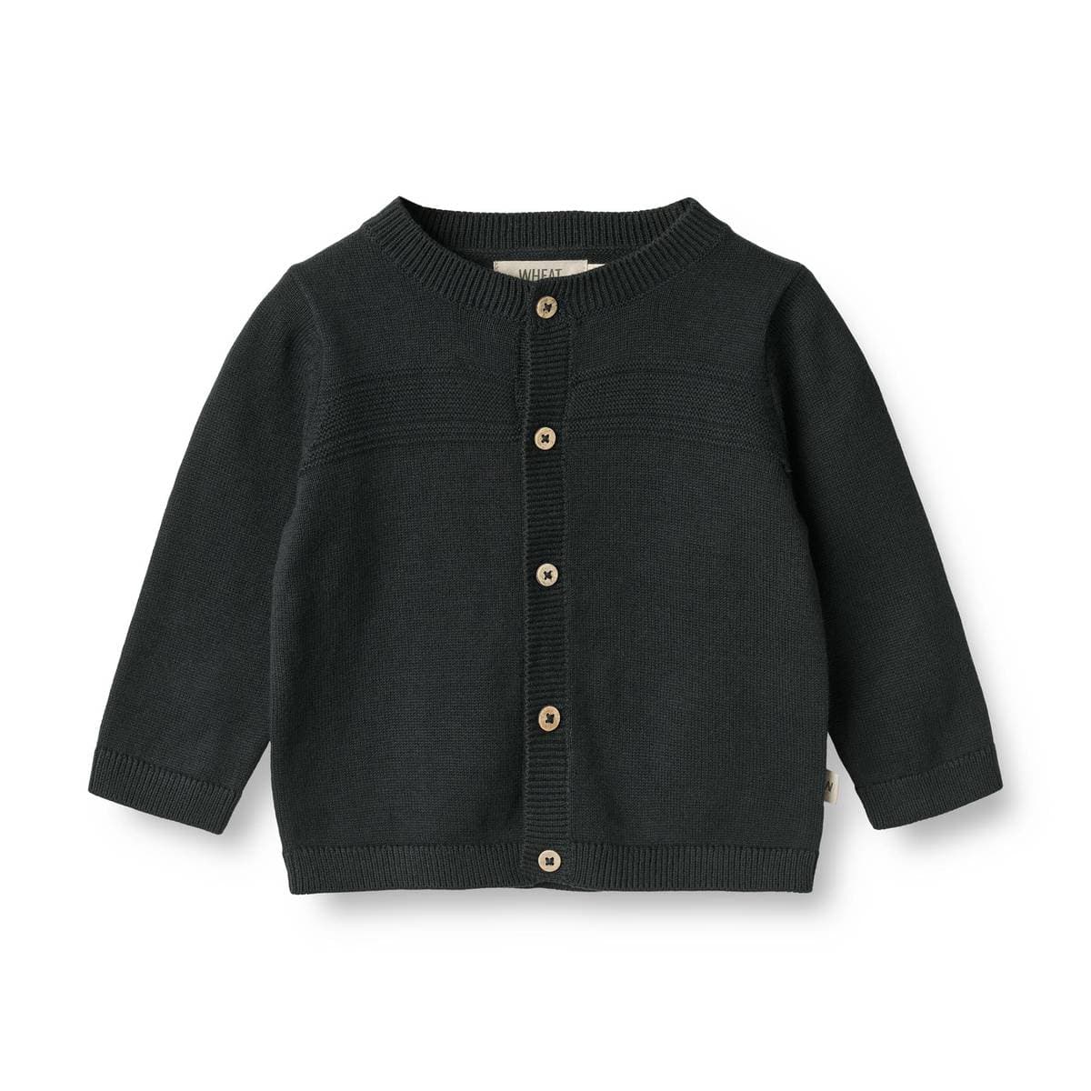 Wheat Knit Cardigan Sofus Navy (92 / 2 år)