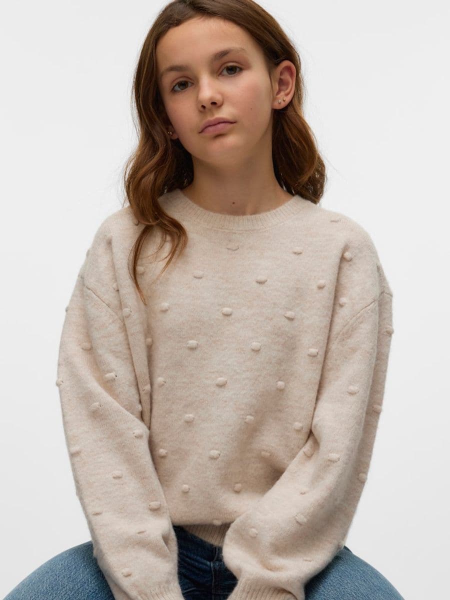 Vero Moda Girl Francesca O-Neck Pullover (122/128)