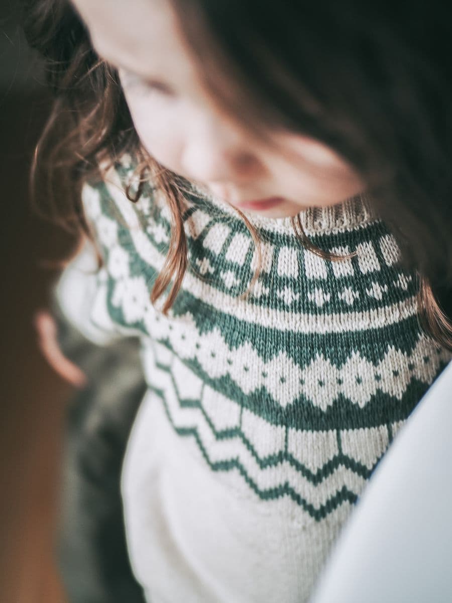 Fliink Janie Nordic Pullover Knit Beetle (98 /3 år)
