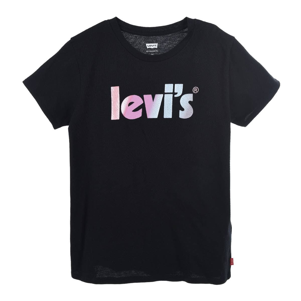 Levis Ss Poster Logo Tee Black Black (176 /16 år)