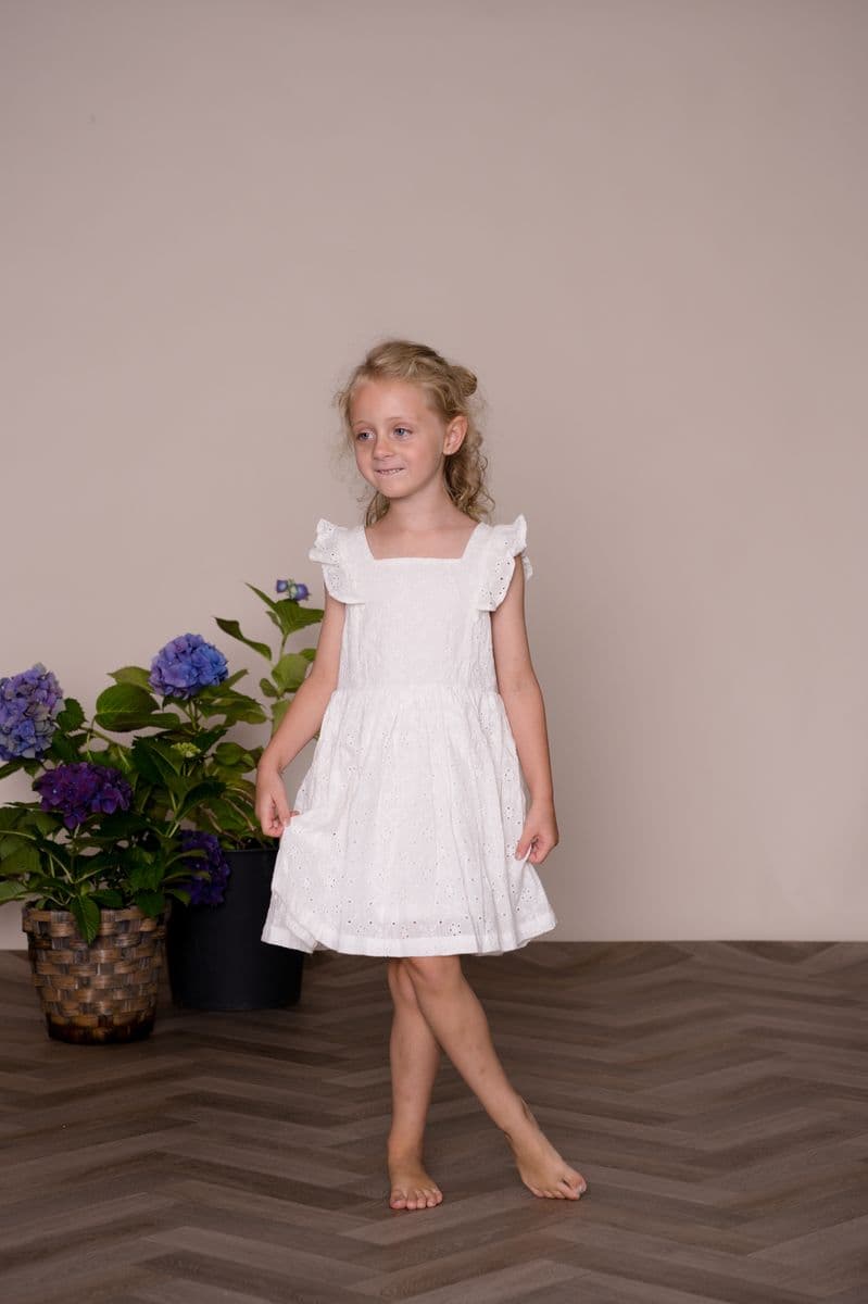 Salto Elly Kjole Hvit (98/104)