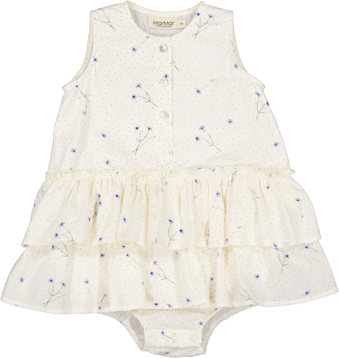 Marmar Kjole Rumba Cornflower (68 / 6 mnd)