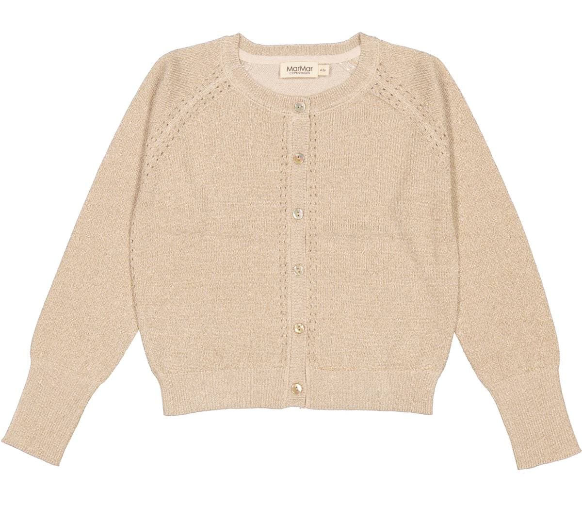 MarMar Cardigan Tillie Gold Glitter (92/98 (2 - 3 år))