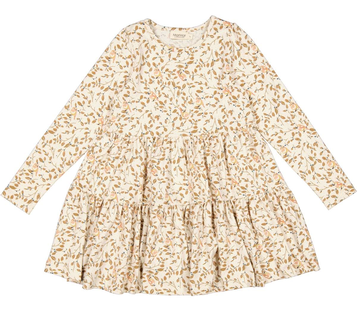 Marmar Jersey Print Dolly Kjole Rose Robin (98 /3 år)