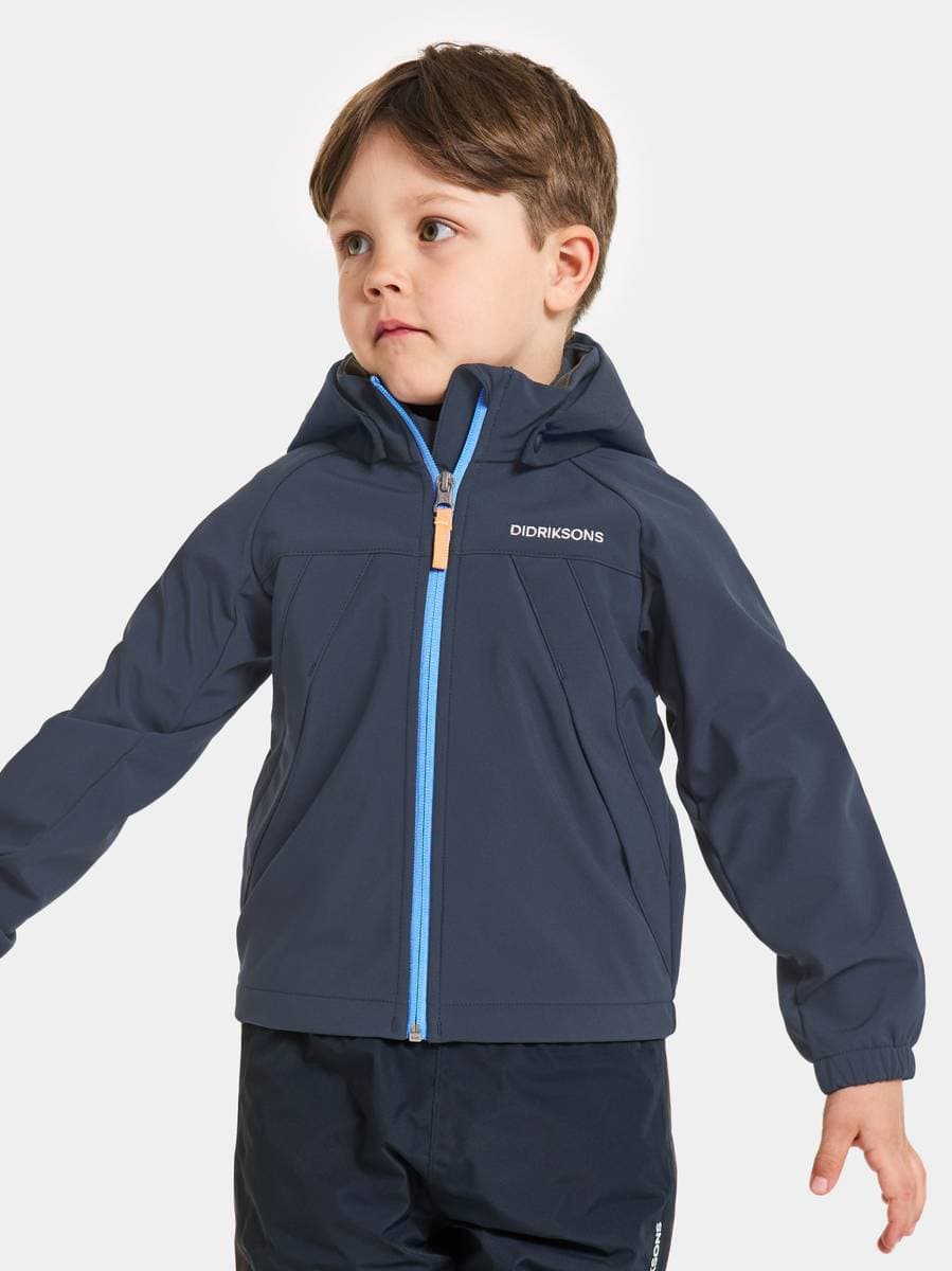 Didriksons Softshelljakke Troel Navy (90 / 1,5-2 år)