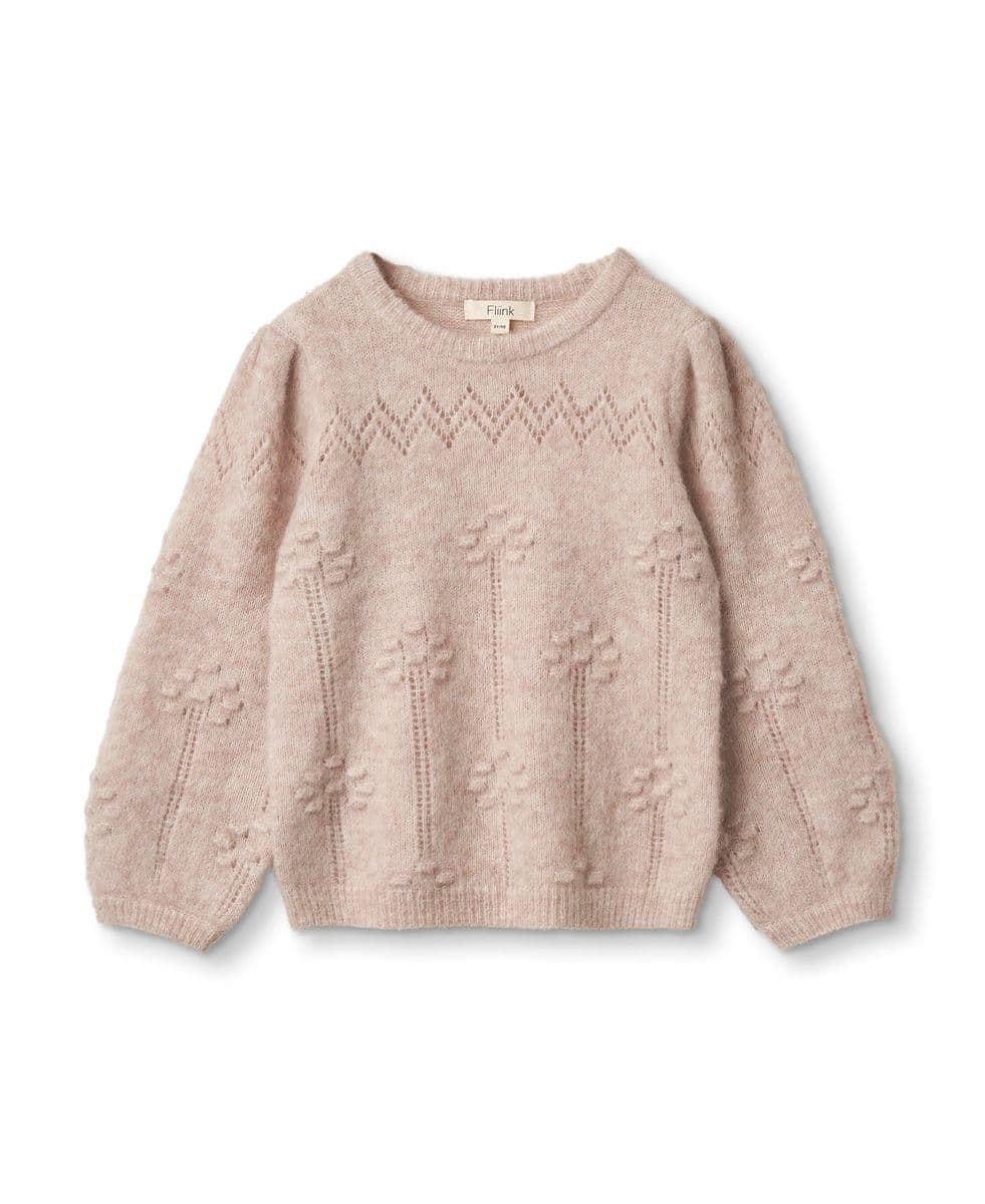 Fliink Ull Star Alpaca Blouse Knit Peach Whip (92 / 2 år)
