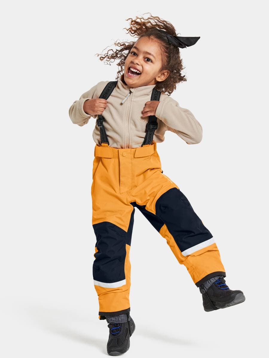 Didriksons Idre Kids Vinterbukse Fire Yellow (90 / 1,5-2 år)