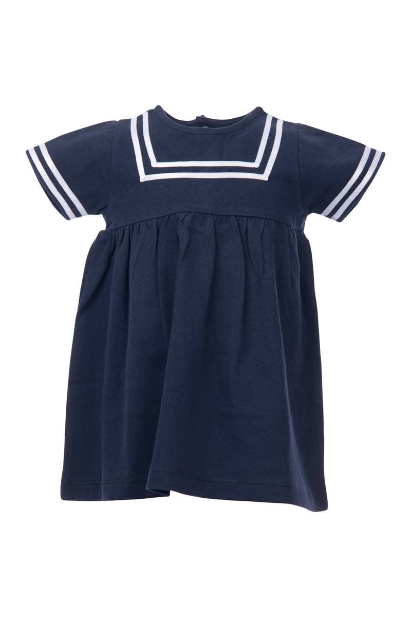 Salto Sailor Baby Jersey Kjole Marine/Hvit (86/92)