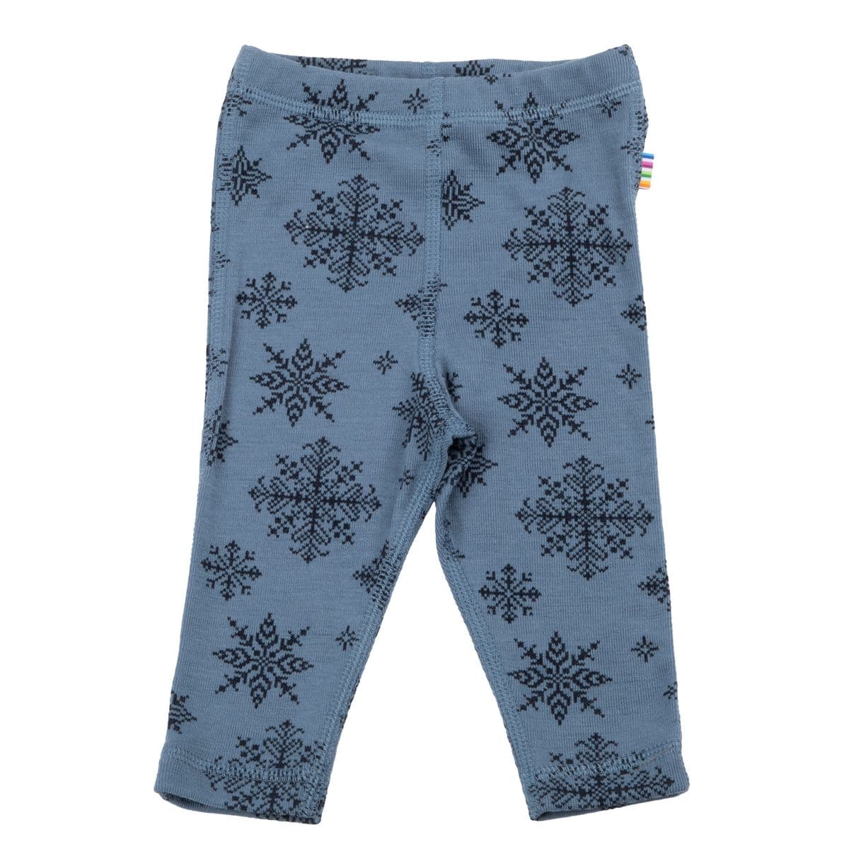 Joha Merino Ull Leggings Snowflake Blue (70 / 8-9 mnd)