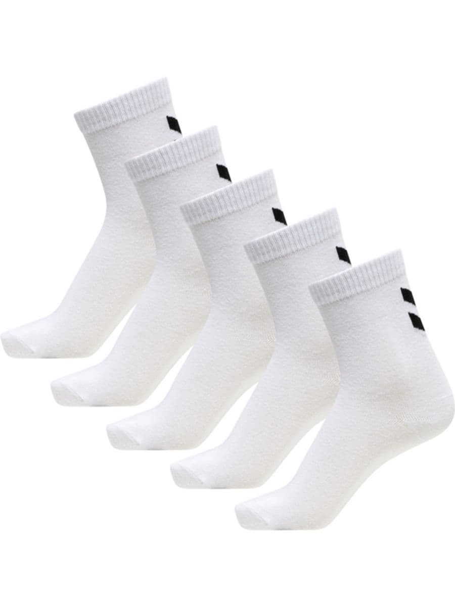 Hummel Make My Day Sock 5-Pack Bright White/Bright White