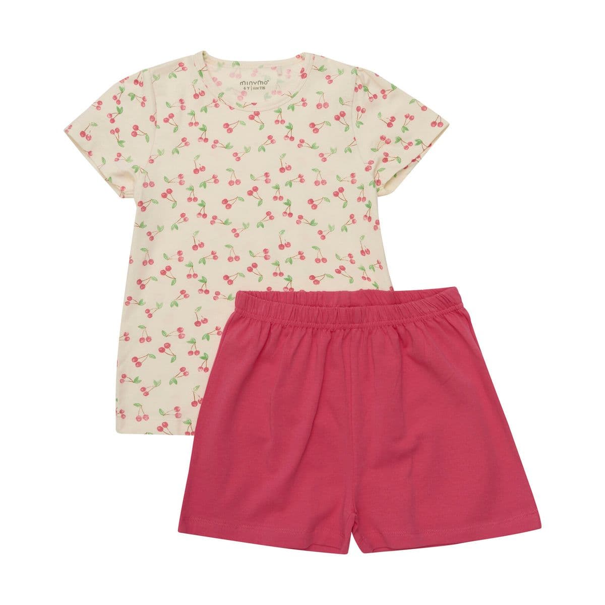 Minymo Minymo T-shirt+Short Sett Pink Dogwood (98 /3 år)