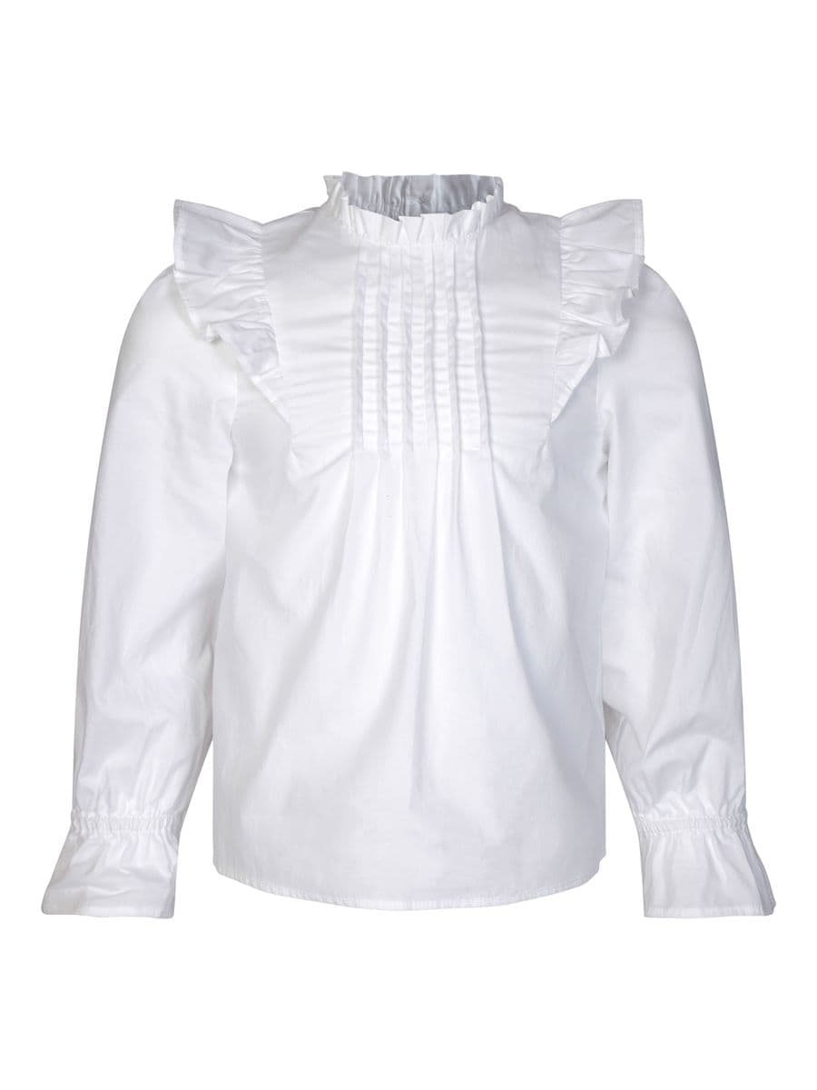 Vilje & Ve Leona Bluse White Cotton (116 / 6 år)