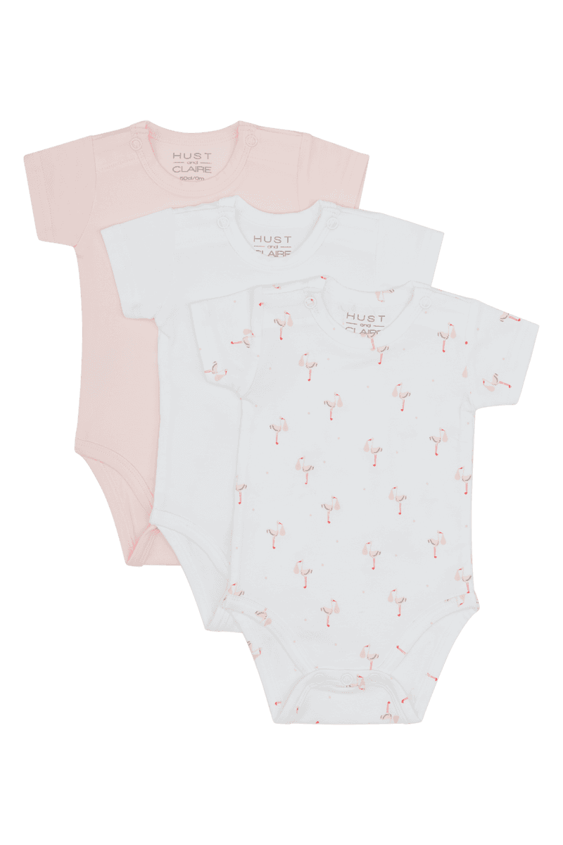 Hust And Claire Bati Body 3-Pack Rose Morn (80 / 1 år)