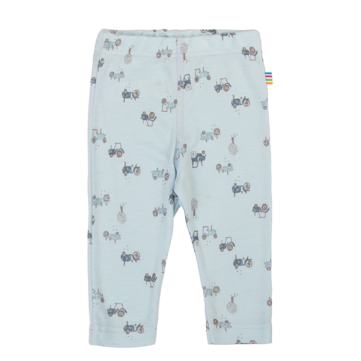 Joha Joha Leggings Bambus Lyseblå Tractor (90 / 1,5-2 år)
