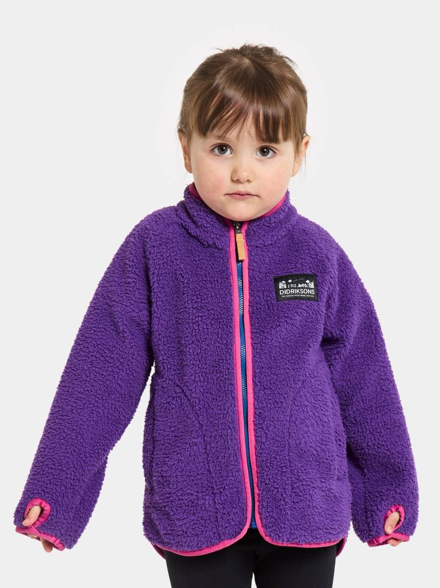 Didriksons Gibbs Kids Fullzip Disco Purple (90 / 1,5-2 år)