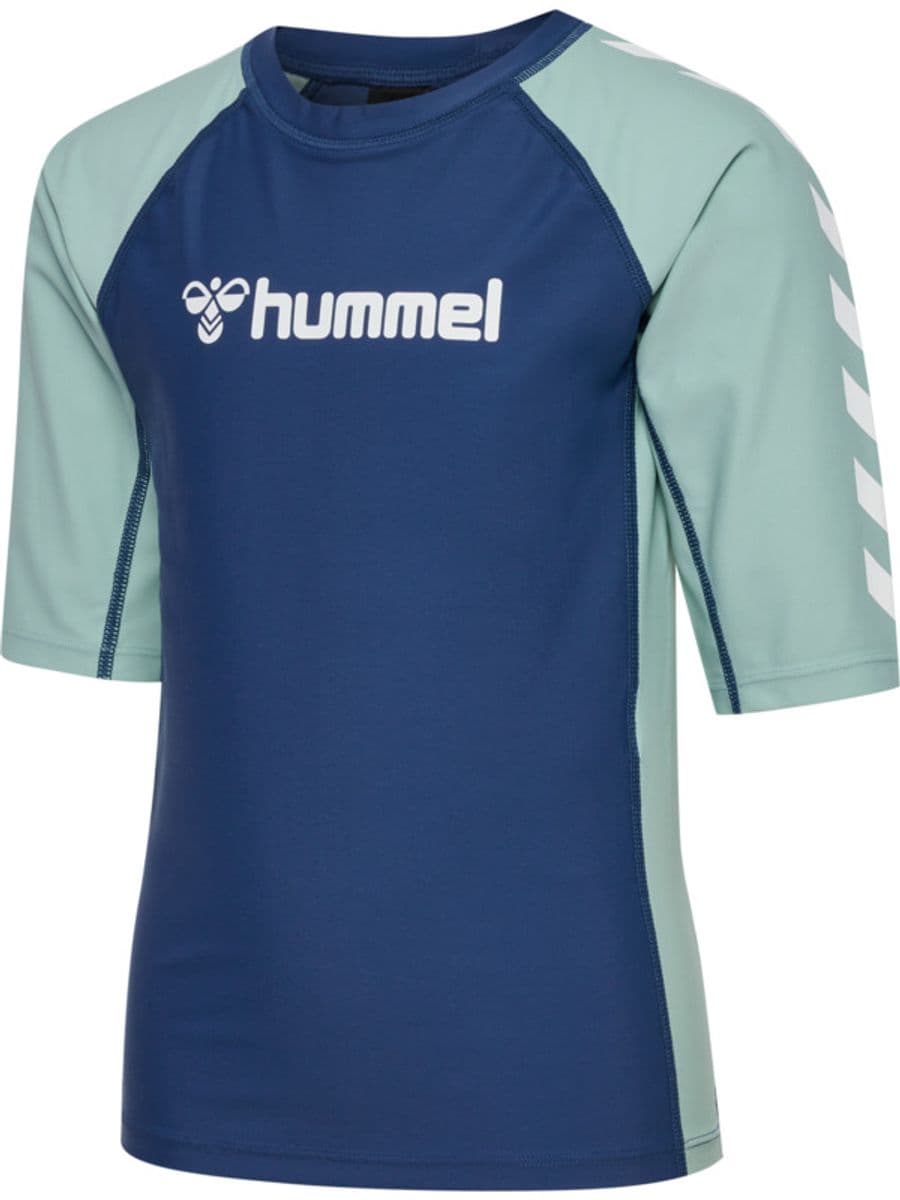 Hummel Fiji Swim Tee Dark Denim (104 / 4 år)