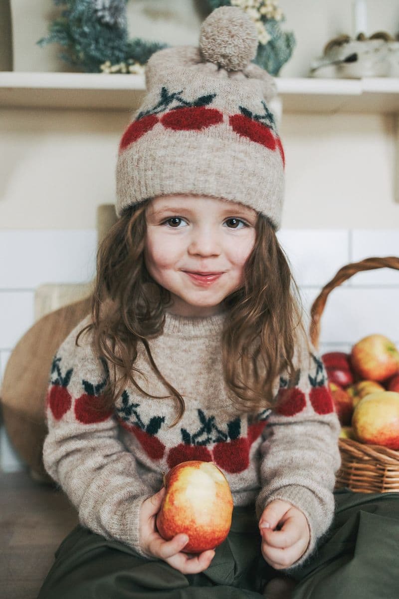Fliink Ull Star Apple Pullover Sandshell (98 /3 år)