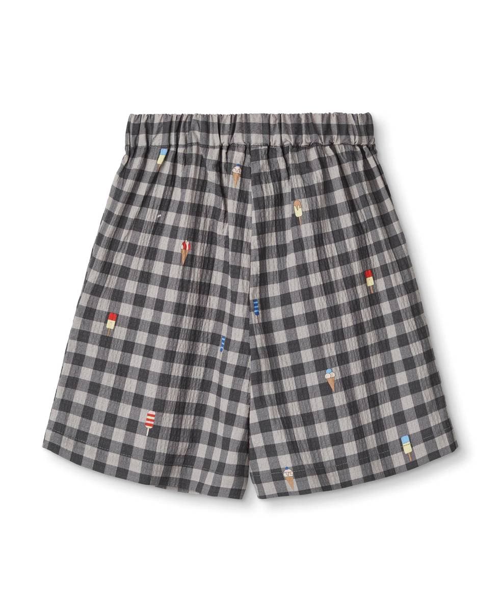 Fliink Polar Shorts Magnet Check Aop (98 /3 år)