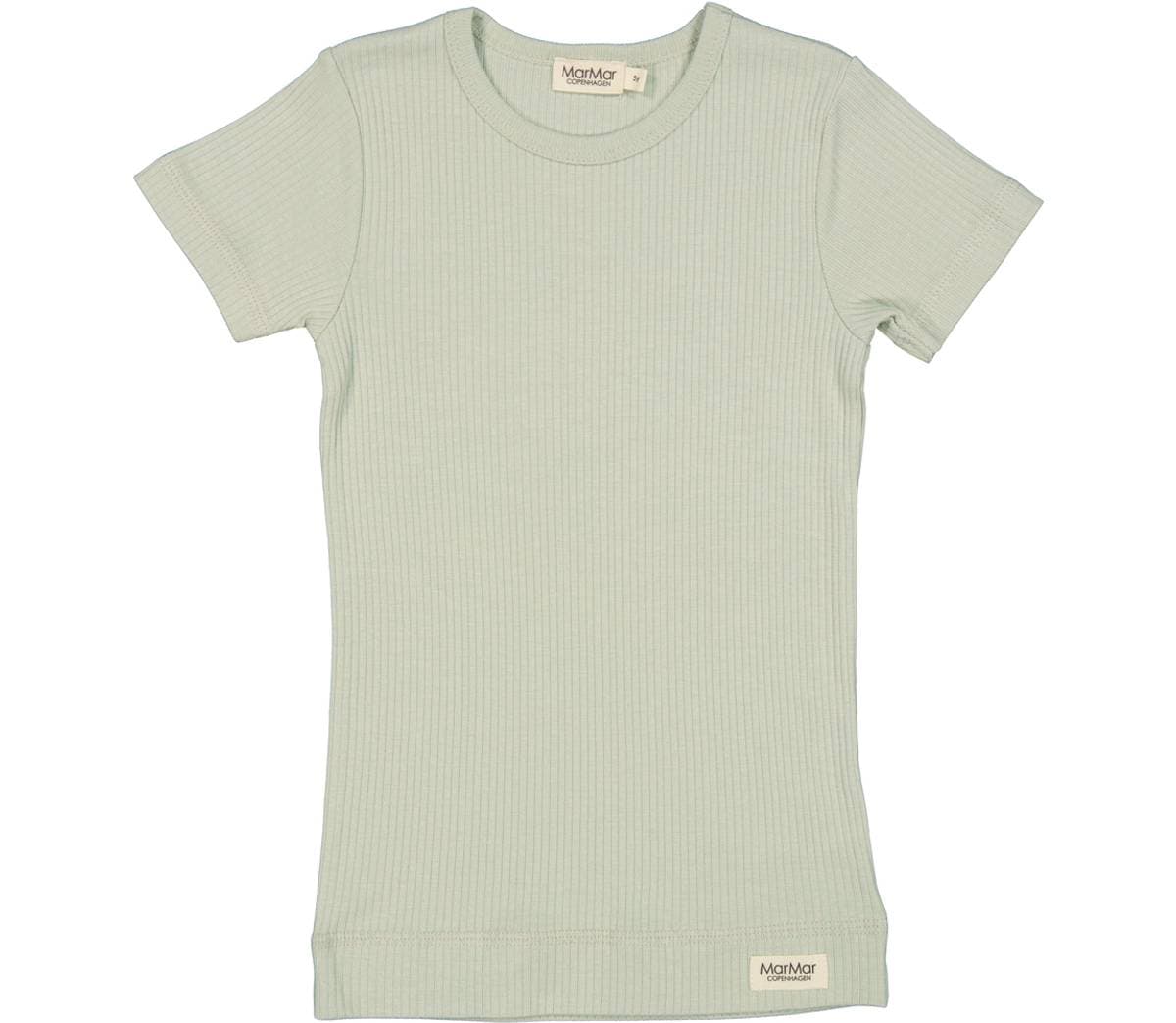 MarMar Plain Tee SS Modal White Sage (128 / 8 år)
