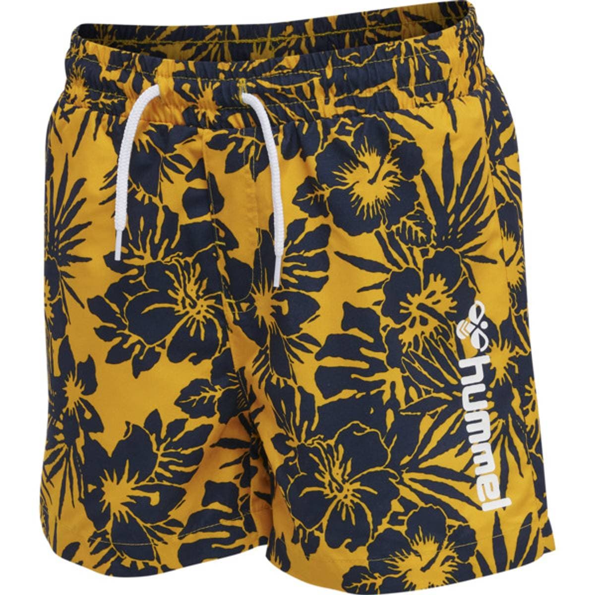 Hummel Chill Board Badeshorts Blomster Gul (110 / 5 år)