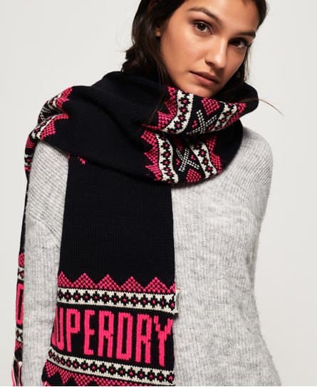 Superdry Superdry Jenna Fairisle-skjerf