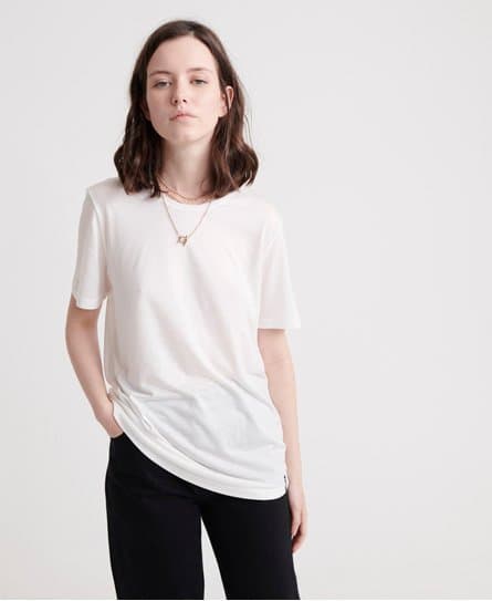 Superdry Superdry Edit Tencel-T-skjorte med rund hals