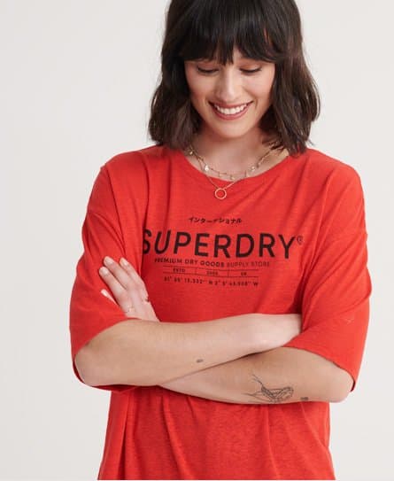 Superdry Superdry Desert Linen-T-skjorte
