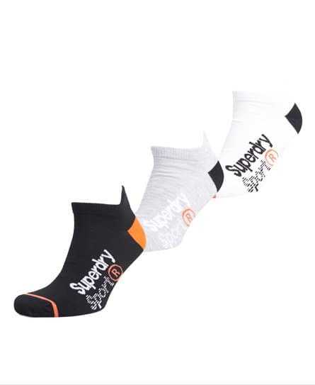 Superdry Sport Coolmax-ankelsokker i 3-pakning