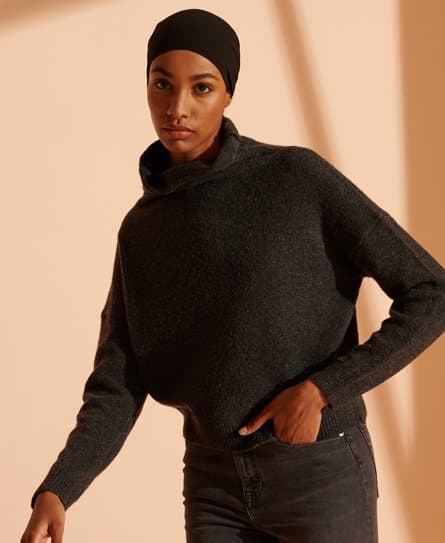 Superdry Superdry Kort Isabella-genser med rullekrage