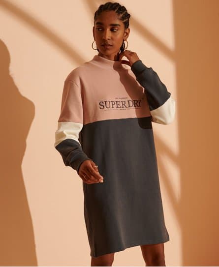 Superdry Superdry NYC Times-kjole med fargeblokker