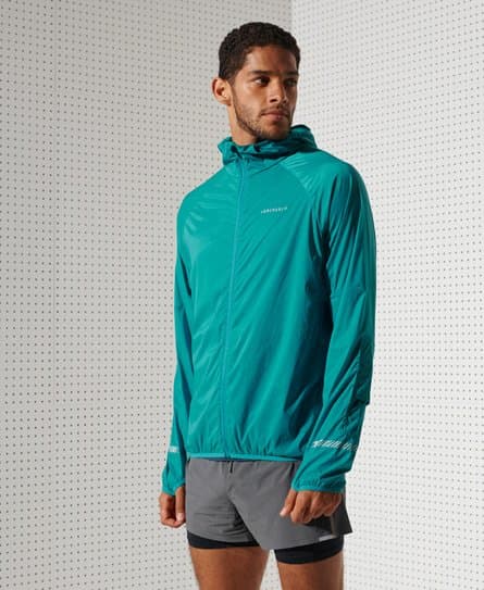 Superdry Sport Lett Run-vindskalljakke
