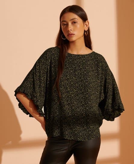 Superdry Superdry Lola-topp med vide ermer