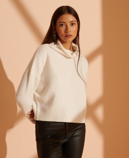 Superdry Superdry Kort Isabella-genser med rullekrage