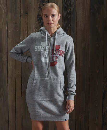 Superdry Superdry Boston-joggekjole med kort glidelås