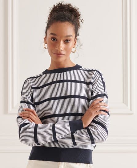 Superdry Superdry Kort genser i jacquardstrikk