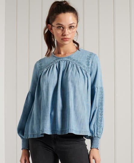 Superdry Superdry Langermet topp i bohemstil