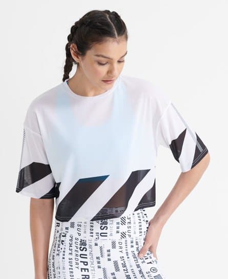 Superdry Sport Running-T-skjorte i mesh