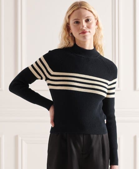 Superdry Superdry Stripete Whitaker-genser med rund hals