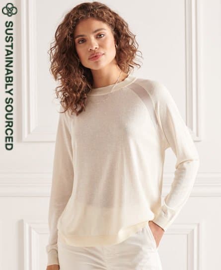 Superdry Superdry Lett genser med rund hals og oversized passform