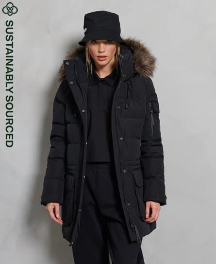 Superdry Superdry Premium-dunkåpe med boyfriend-passform