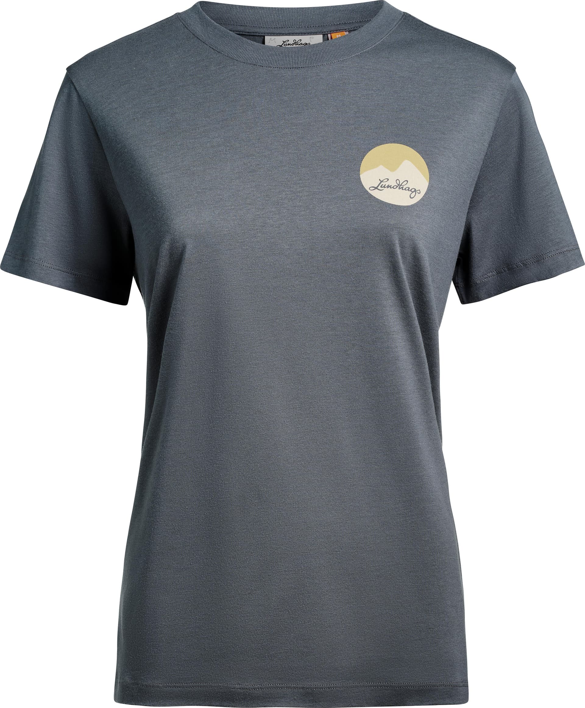 Lundhags Lundhags Women's Järpen Printed T-Shirt Dark Sky Blue