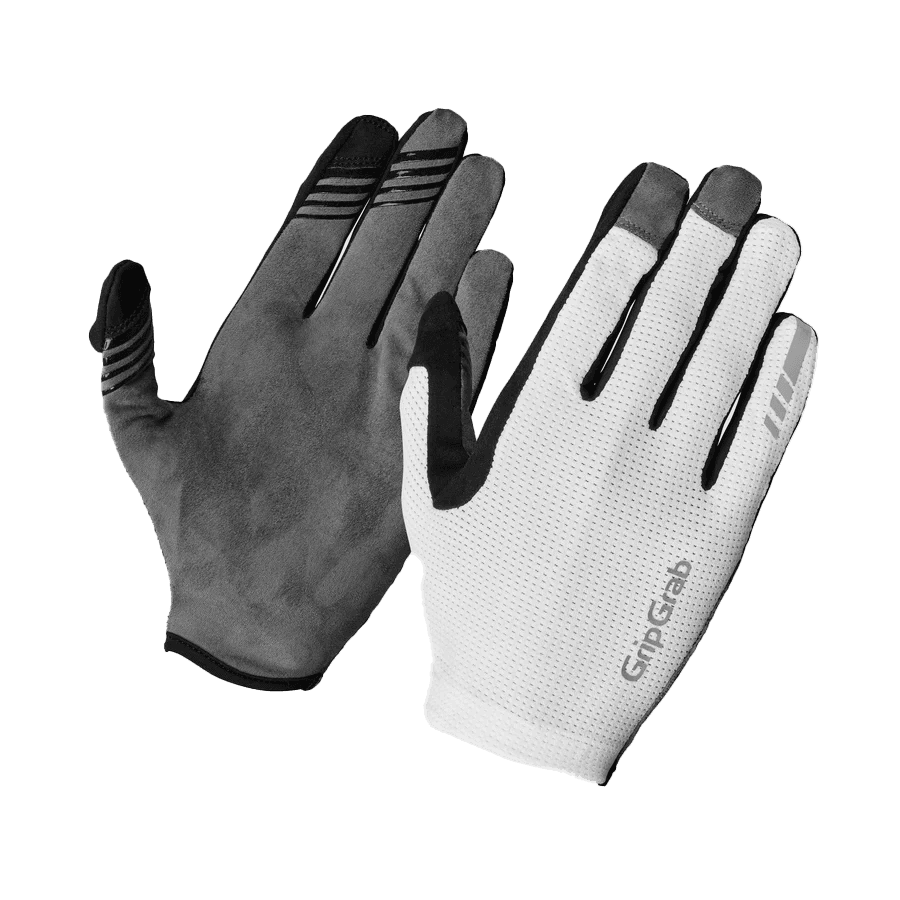 Gripgrab Pacr Insidegrip™ Full Finger Summer Gloves White