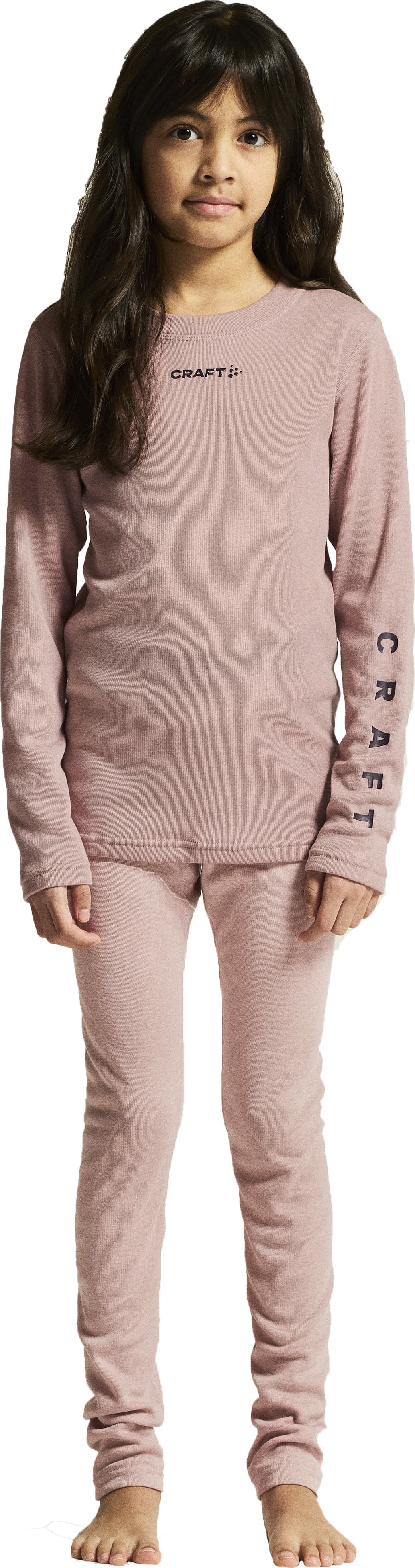 Craft Juniors' Core Warm Baselayer Set Charm/Dark Plum
