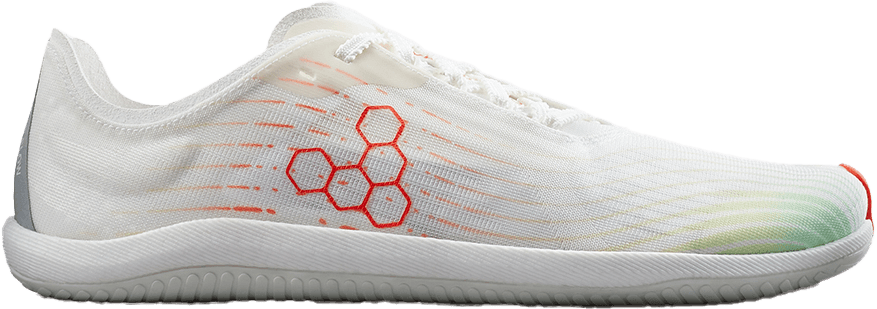 Vivobarefoot Vivobarefoot Men's Primus Flow Bright White/Neon Orange