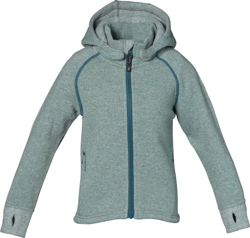Isbjörn of Sweden Kids' Shaun Hoodie Pinesilver