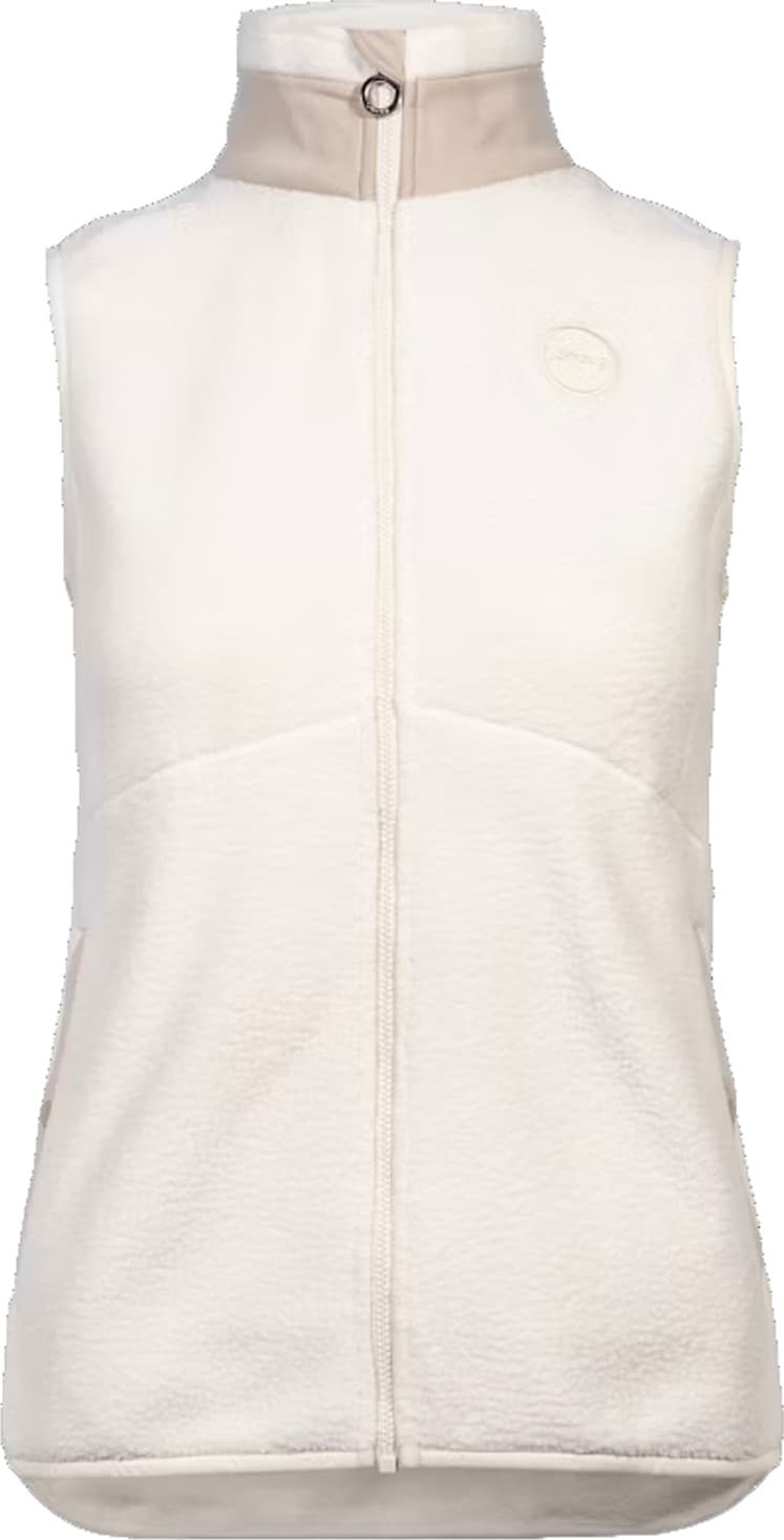 Johaug Women's Fusion Pile Vest Tofu White