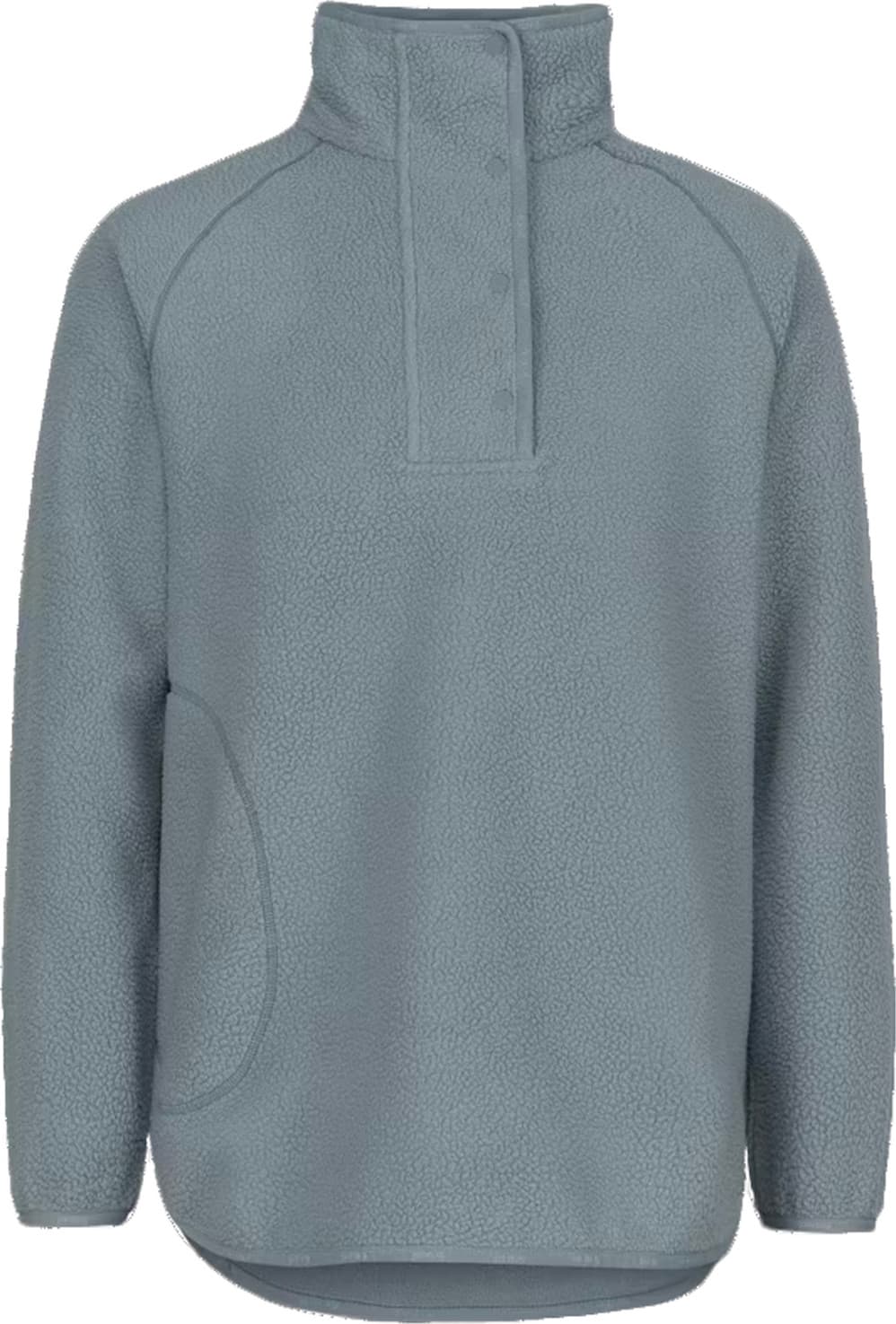 Johaug Women's Fusion Pile Oversized Henley Green/blue