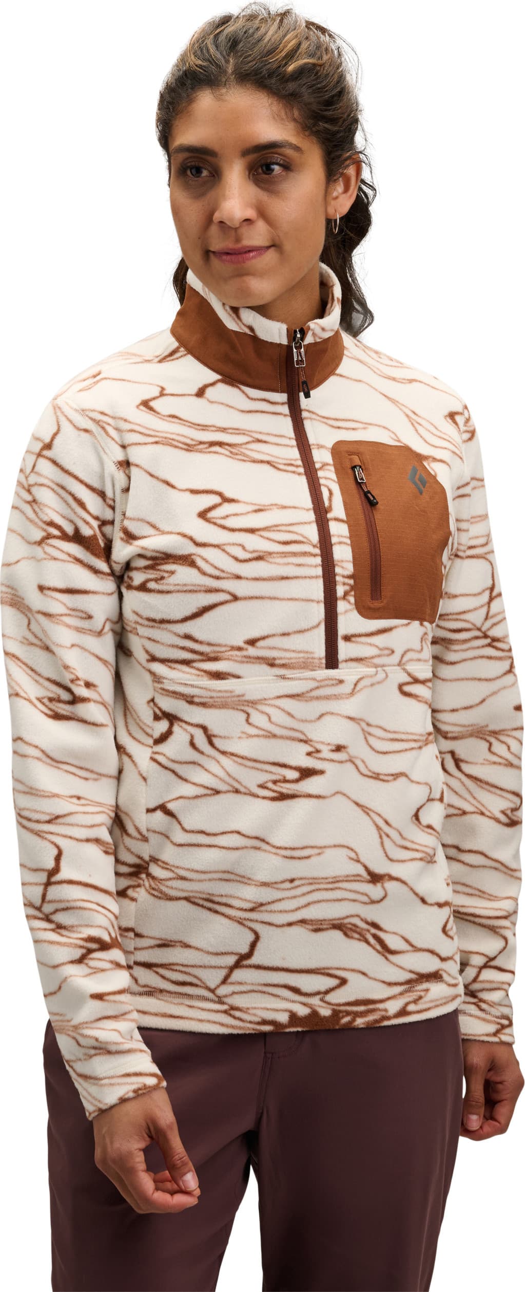 Black Diamond Women's Rift Hz Fleece Jacket Relief-chalk-clay